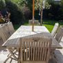 Teak Garden Table & Chairs Image 5