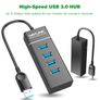 Wavlink 4 Ports USB 3.0 Multi HUB Splitter Expansion Desktop High Speed (Brand New/Warranty) Image 2