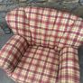 Superb Heavy Traditional Tartan Armchair. Image 3
