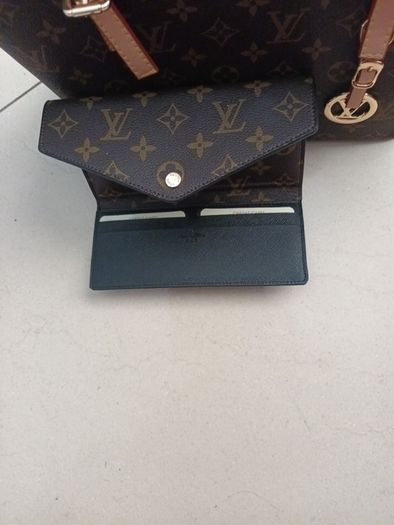 Louis Vitton  (Not Real) Handbag & Matching Purse.