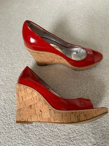 Guess red heels