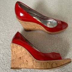 Guess red heels