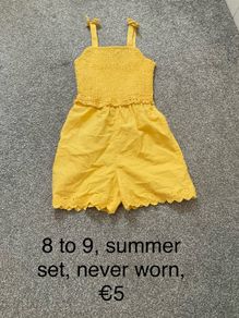 Shorts & vest set, never worn