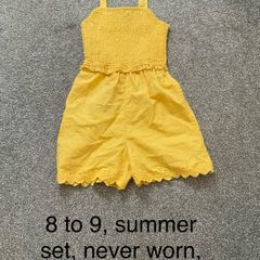 Shorts & vest set, never worn
