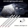 4pcs 12V RV Interior LED Strip Lights, Very Bright with Switch, Image 2