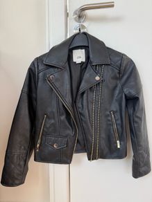 Kids Faux Leather Jacket