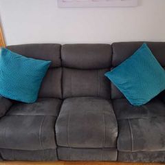 Gorgeous recliner couch and armchair