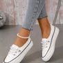 Size 35 uk2 Sporty Slip On Shoes For Women, Contrast Binding Design Lace-up Front Sneakers Image 2