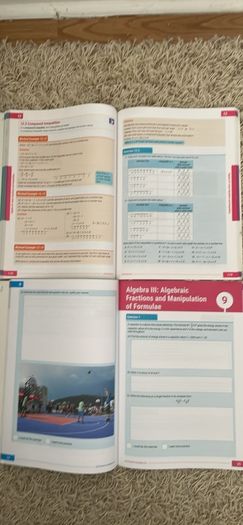 Junior cert Science textbook, workbook and notebook. JC Maths textbooks and workbooks.