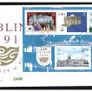 1991 Ireland Dublin 1991 European City of Culture Stamp Booklet Pane An Post First Day Cover (FDC). Hibernian HP43+4. Image 3