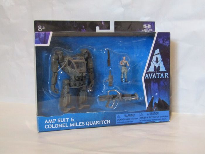 Avatar Movie Mcfarlane Toys Figure Playset Amp Suit & Colonel Miles Quaritch Brand New Sealed