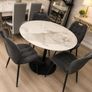 Rectangle or Round Dining Table With 4 Chairs Image 3