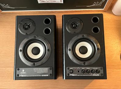 Behringer MS20 Digital 20 Watt Stereo Near Field Monitor Audio Speakers