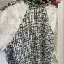 blouse Bnwt Irish brand No2moro size 12 khaki patterned long sleeve top Image 10