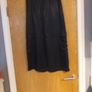 Stradivarius  Black Silk  Look Skirt.  S.M - 12.    B.N.W.T Image 4