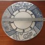 Fabulous & Unusual Large Blue and White 12.5" Charger or Display Plate by Wood & Sons in the Aesthetic Movement Inspired "Arabesque" Pattern Image 10