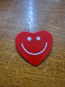Vintage Healthcare Charity Smiling Heart Brooch