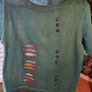 Ladies teal XL top Image 3