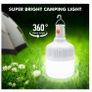 Ledeak 2 Pcs Camping Light, Led Usb Rechargeable Lantern Battery Powered Outdoor Tent Lamp With Hanging Hook, Dimmable 3 Modes Portable Light Bulb For Emergency Patio Garden Gazebo Image 2