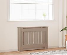 Radiator Cover 112x19x81.5 cm MDF