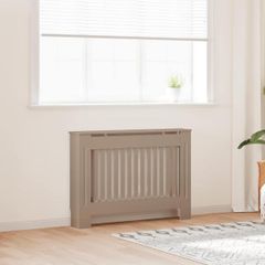 Radiator Cover 112x19x81.5 cm MDF