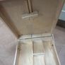 Crelando Wooden Table Top Easel - Artist Storage Box - Carrier with Handle Image 4