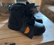 mens work boots size 43 steel toe