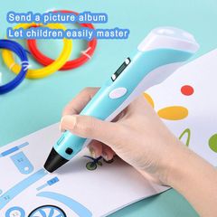 USB 3D Printing Pen DIY Drawing 9M PLA Filament Three-dimensional Graffiti Toys Art Tools For Kids Childrens