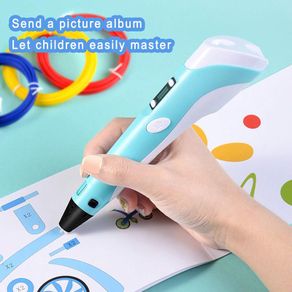 USB 3D Printing Pen DIY Drawing 9M PLA Filament Three-dimensional Graffiti Toys Art Tools For Kids Childrens