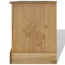 TV Cabinet Mexican Pine Corona Range 120x40x52 cm Image 2
