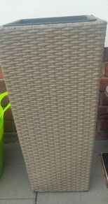 Rattan-Effect Garden Planter