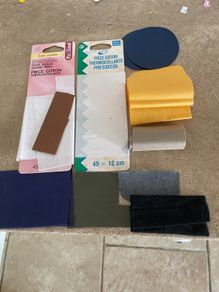 Iron on patches selection