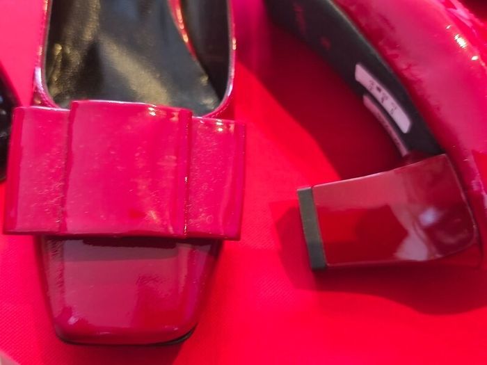 Women's leather shoes.