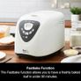 Fastbake Breadmaker, 12 Programmes, 1.5lb, 2lb Loaf Sizes, 13 Hour Delay Timer, Keep Warm, 48281, White Image 2
