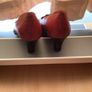 Vintage Style Emdale Red kitten heel court shoes size 5 Image 3