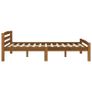 Bed Frame Honey Brown Solid Pinewood 120x200 cm Image 4