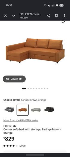 ikea sofa bed