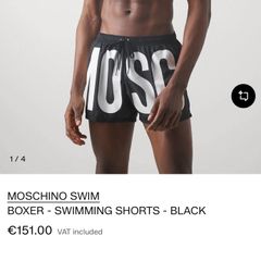 Brand new Moschino Swim Boxer Swimming Shorts - Black