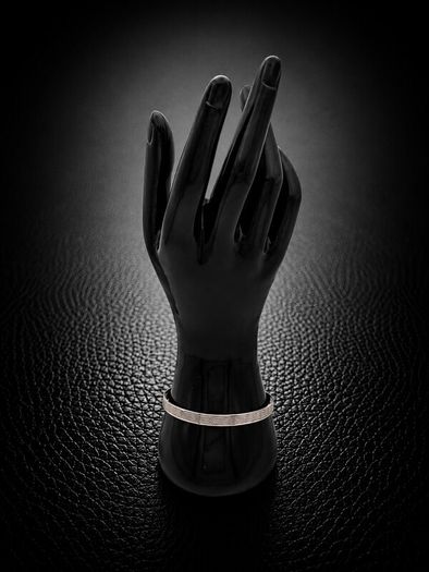 925 Vintage Sterling Silver Engraved Bangle