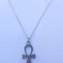 Vintage Sterling Silver 925 Ankh Pendant and Chain length 16,5" / 2,37g Image 3