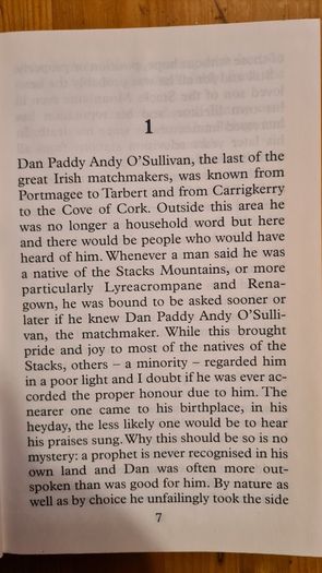 Dan Paddy Andy. The Matchmaker By John B. Keane. Hardback In Very Good Condition. Large Print Edition.