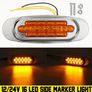 6pcs LED Side Marker Lights for Trucks & Trailers - 16 LEDs, Dual Mode (Steady On + Flash), Image 9