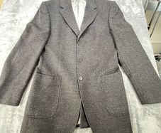Marks & Spencer Collezione Wool Cashmere Blazer Charcoal 40 Long
