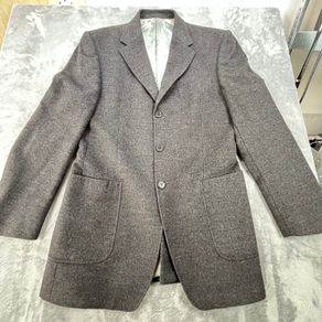 Marks & Spencer Collezione Wool Cashmere Blazer Charcoal 40 Long
