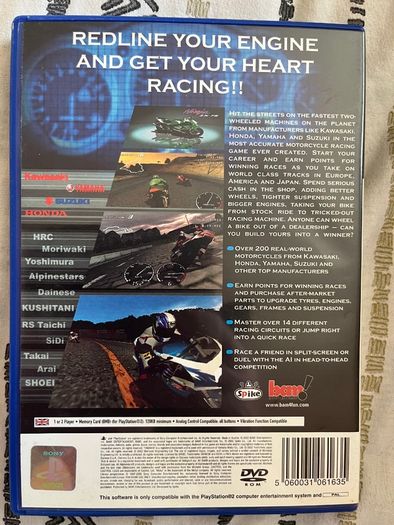 RS (Riding Spirits) Play Station 2