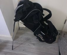 Tiltiest stand golf bag w rain cover