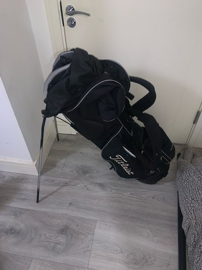 Tiltiest stand golf bag w rain cover