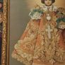 Vintage Framed Religious Art Print 'Infant Jesus Of Prague ' Image 2