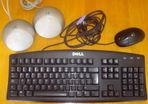 Keyboard, Mouse,  speakers