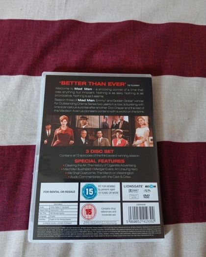 Mad Men: Seasons 1-4 DVD Boxsets. Price Includes Postage.